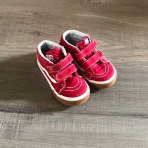 Red Vans. Size 5 toddler